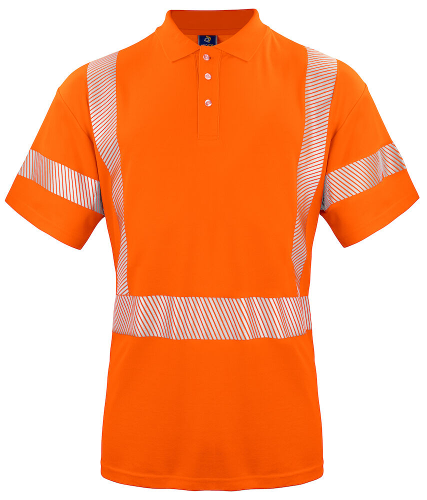 United Brands 6015 Pro-Job Mens Pique Hi-Vis Class 3/2 Polo Shirt - Dalton Safety 