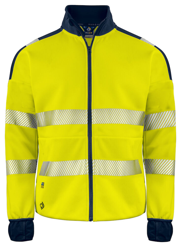 6109 Pro-job Mens Hi-Vis Class 3/2 Full Zip Jacket