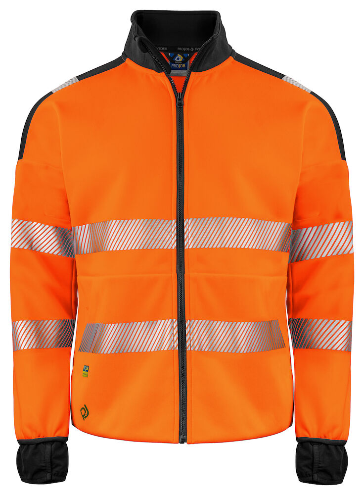 6109 Pro-job Mens Hi-Vis Class 3/2 Full Zip Jacket