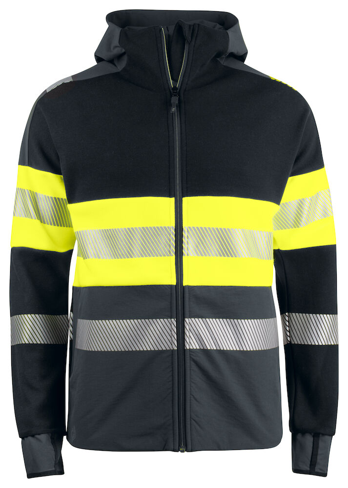 6122 Pro-job Mens Hi-Vis Class 1 Technical Hood Jacket