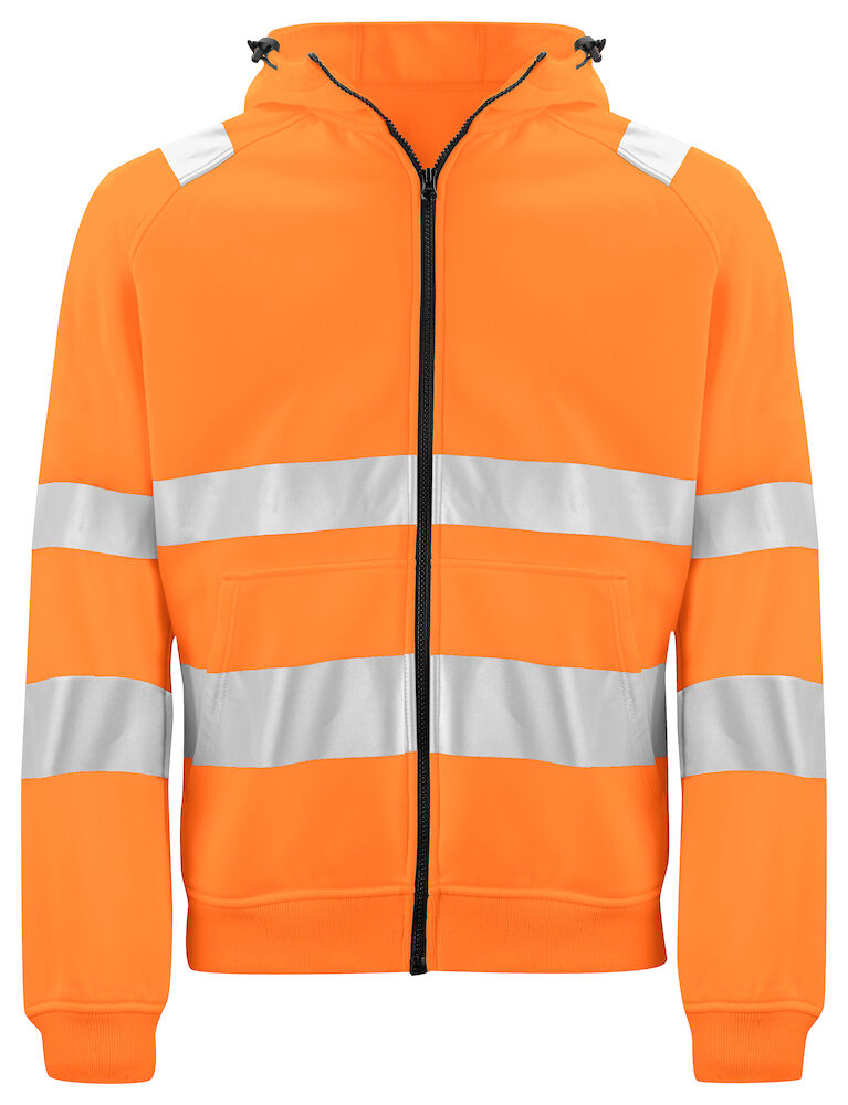 6132 Pro-Job Mens Hi-Vis Class 3/2 Hood Jacket