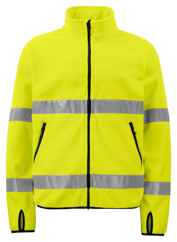 6327 Pro-Job Mens Hi-Vis Class 3 Fleece Jacket