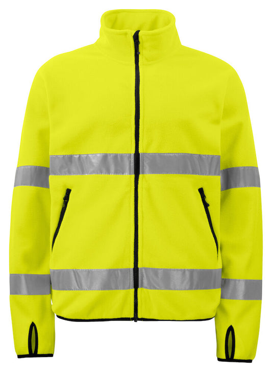 6327 Pro-Job Mens Hi-Vis Class 3 Fleece Jacket