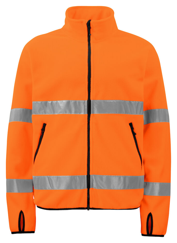 6327 Pro-Job Mens Hi-Vis Class 3 Fleece Jacket