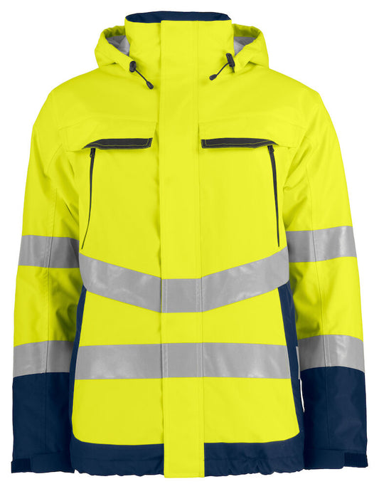 United Brands 6441 Pro-job Mens Hi-Vis Class 3 Padded Jacket - Dalton Safety 