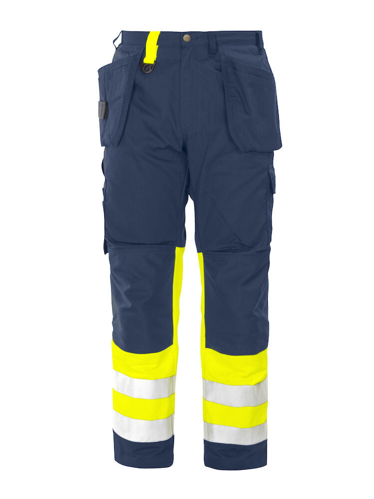 6502 Pro-Job Mens Hi-Vis Class 1 Trousers