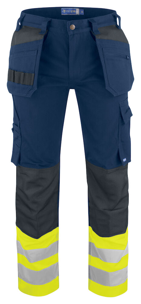 6530 Pro-job Mens Hi-Vis Class 1 Trousers