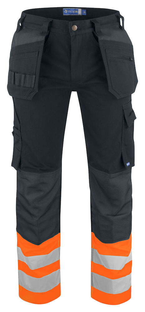 6530 Pro-job Mens Hi-Vis Class 1 Trousers