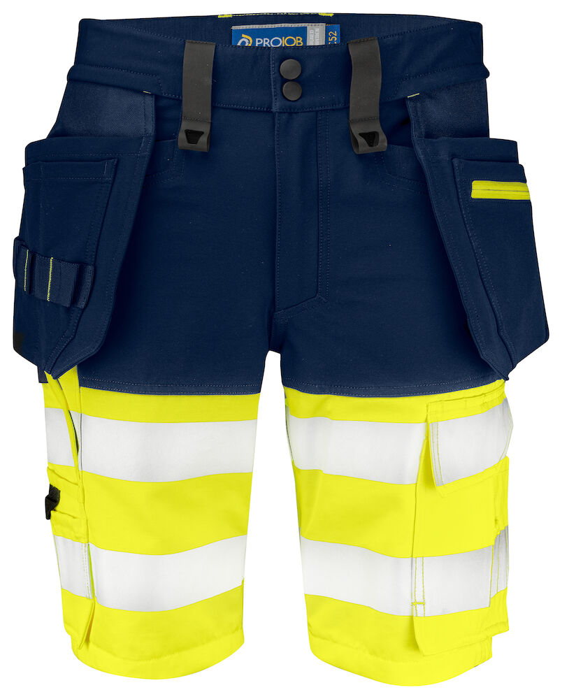 6580 Pro-Job Mens Hi-Vis Class 1 Shorts