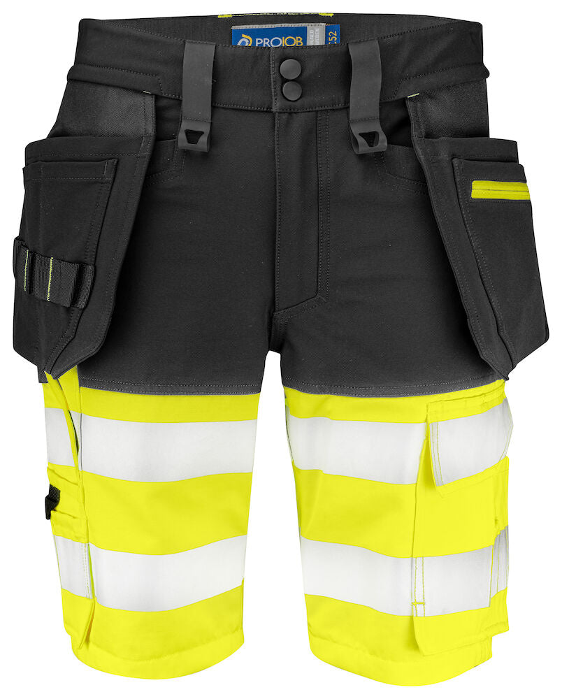 United Brands 6580 Pro-Job Mens Hi-Vis Class 1 Shorts - Dalton Safety 