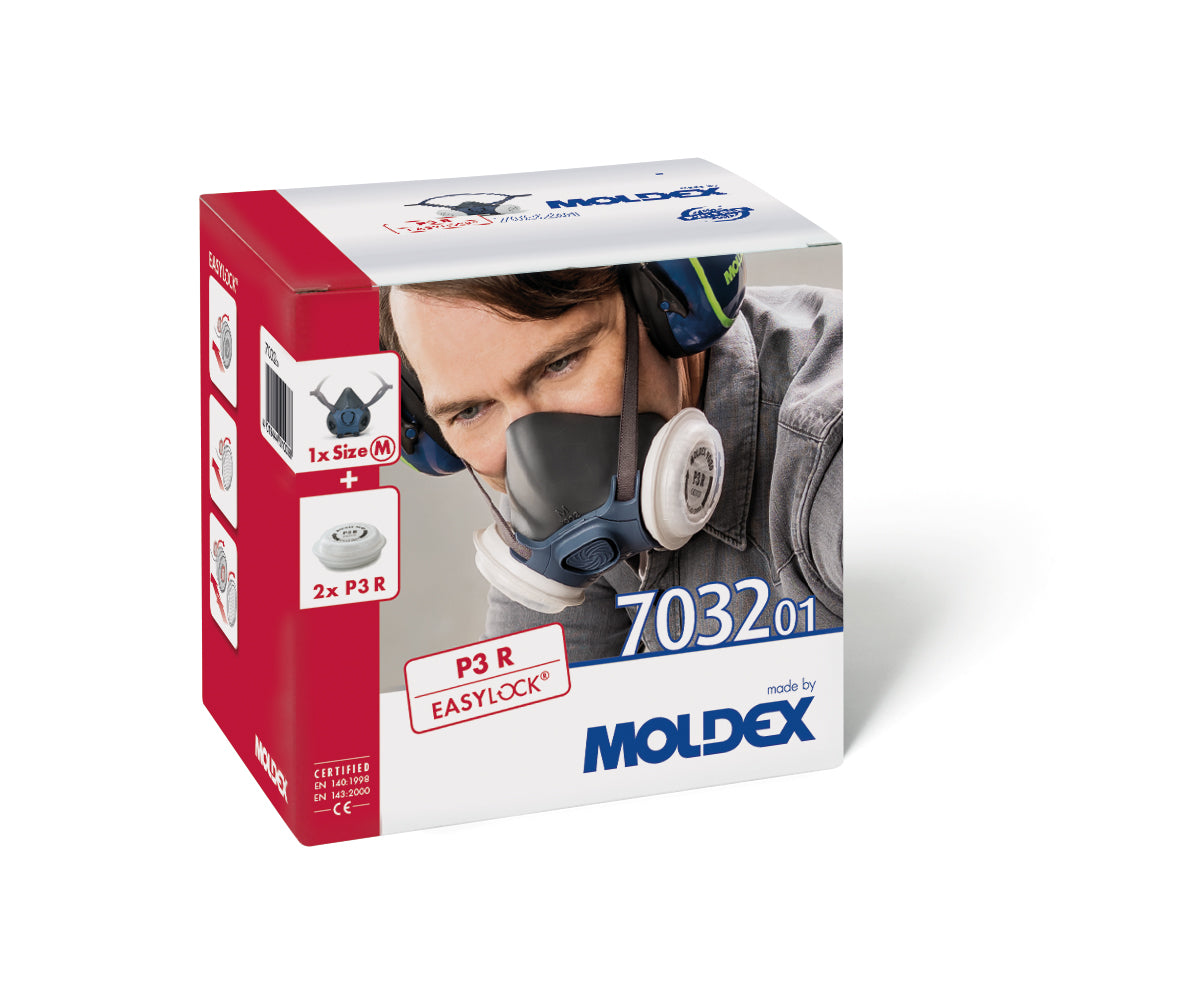 Moldex 7000 Series Pre assembled mask P3 R D (Size Medium) - DaltonSafety