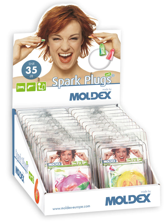 Moldex Spark Plugs® Blister Display 35 SNR (100 Pairs) - DaltonSafety