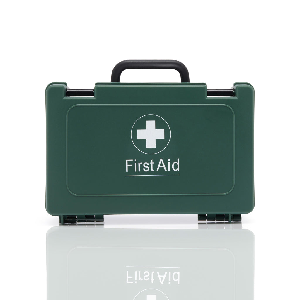 Blue Dot Vehicle First Aid Kit in Green Box