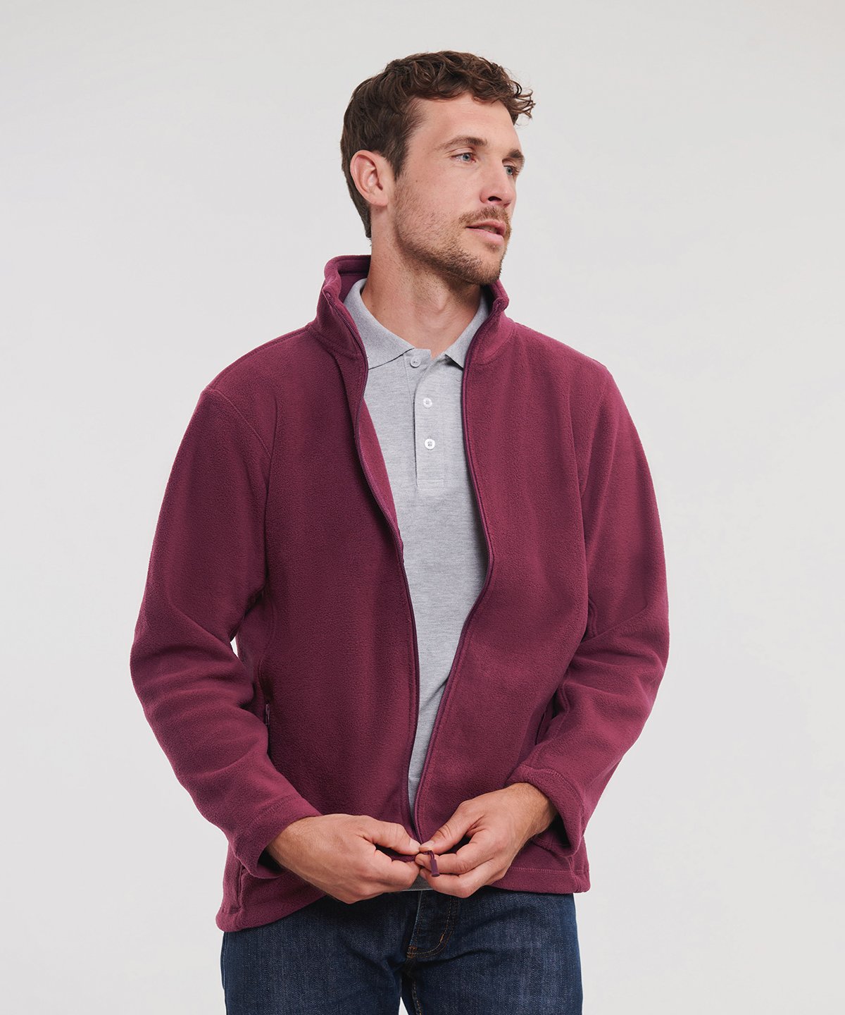 Mens Full Zip Outdoor Fleece