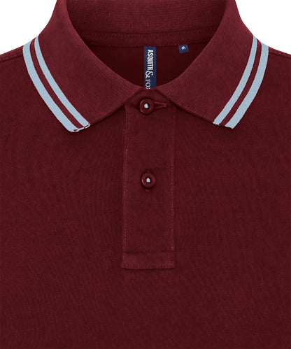 Mens Classic Fit Tipped Polo