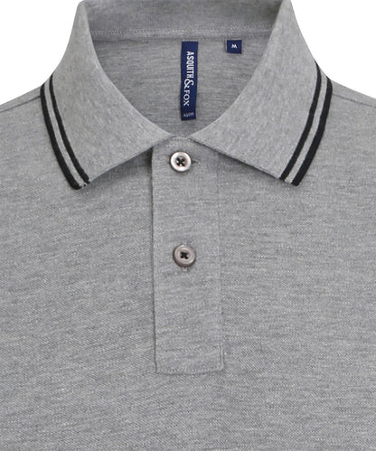 Mens Classic Fit Tipped Polo