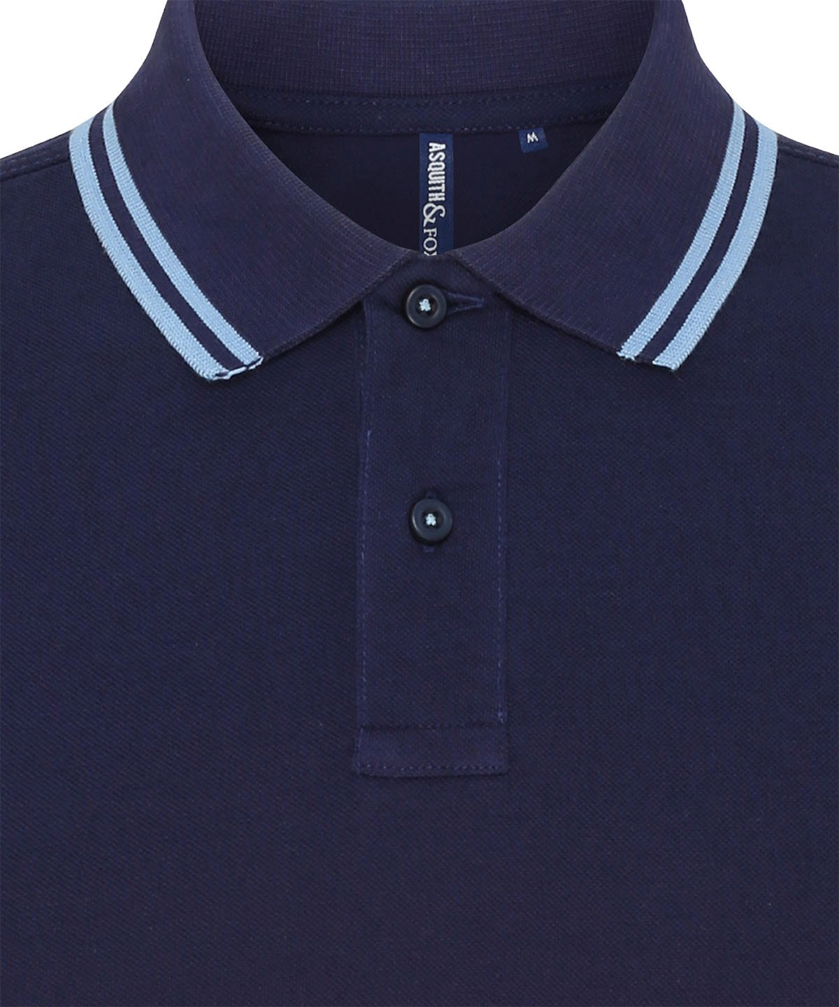 Mens Classic Fit Tipped Polo