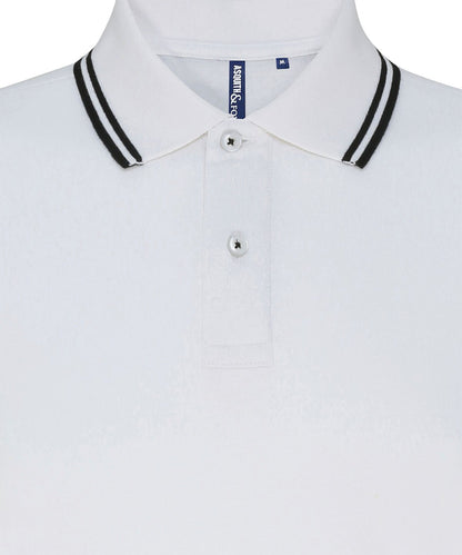 Mens Classic Fit Tipped Polo