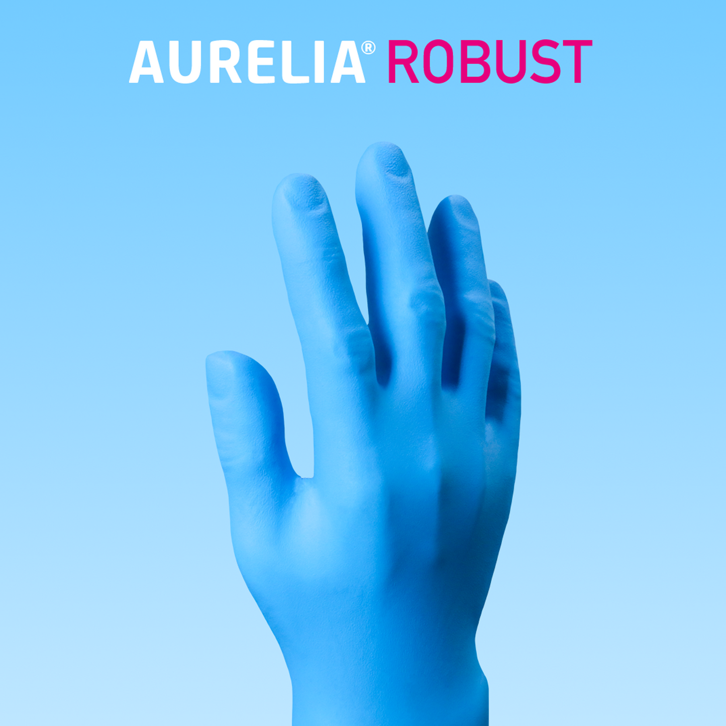 Aurelia® Robust Blue Nitrile Examination Gloves