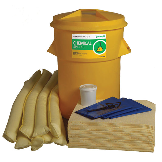 90L Chemical Spill Response Kit | Circular PE Bin