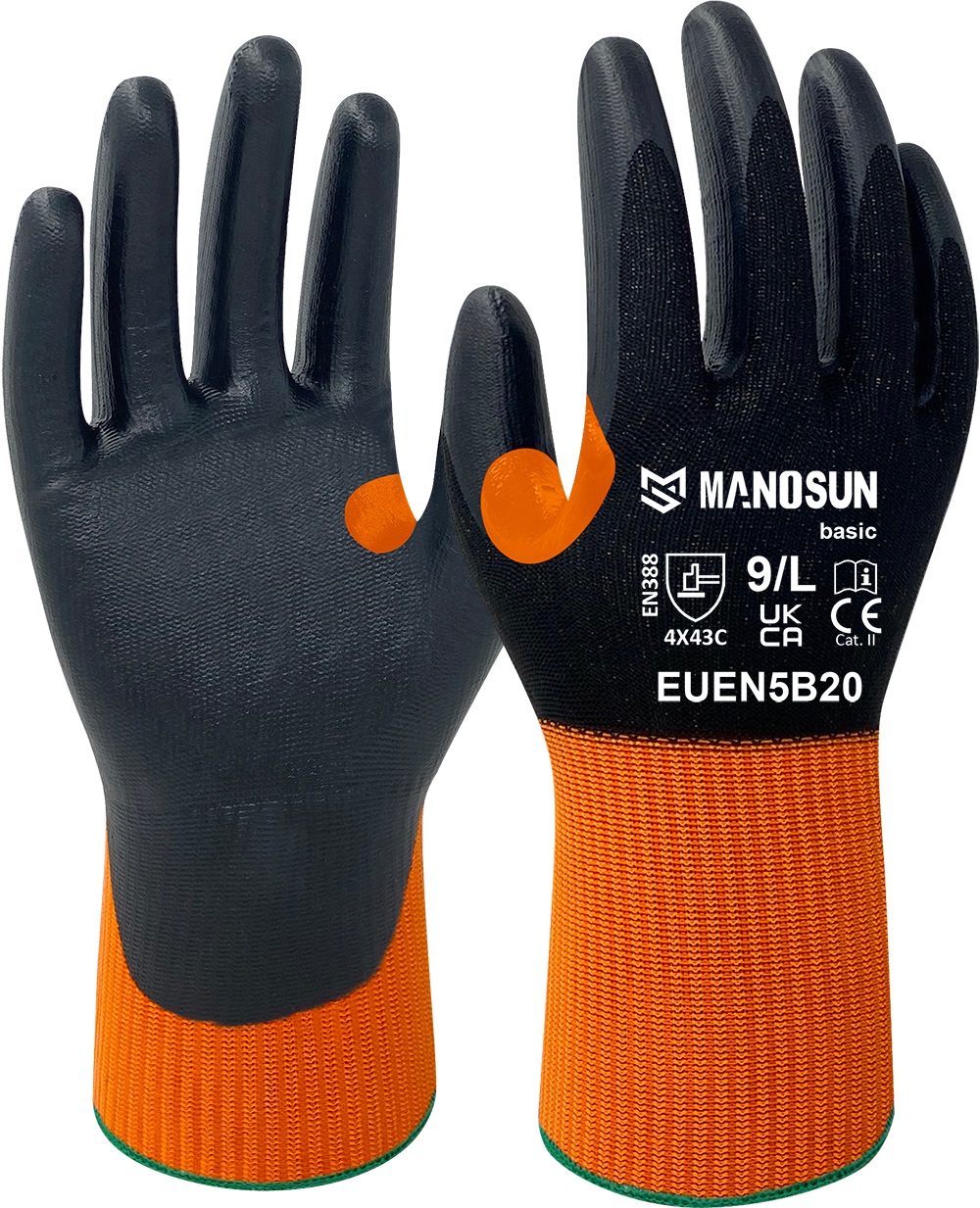 EUEN5BX20 Basic Gloves Cut Level C Nitrile Gauge 13 - DaltonSafety