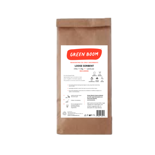 Green Boom Oil-Only Loose Absorbent Small (Pack of 6) - Dalton Safety 