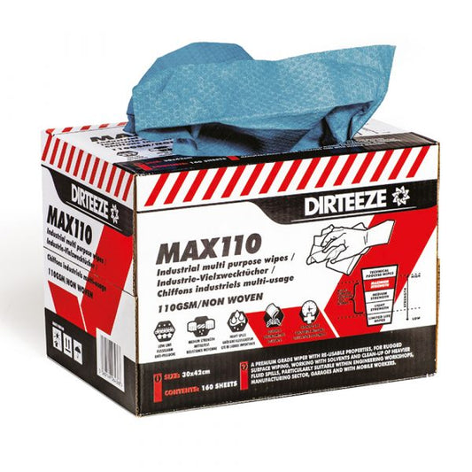 Heavy Duty MAX110 Industrial Wiper Pop-up Box - DaltonSafety
