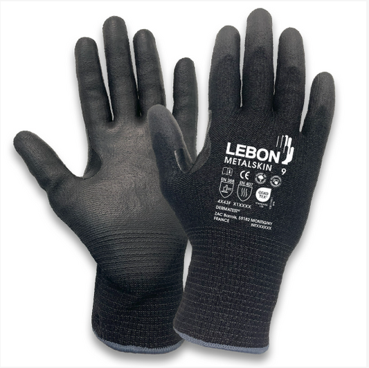 Metalskin Seamless Knitted Glove Cut F