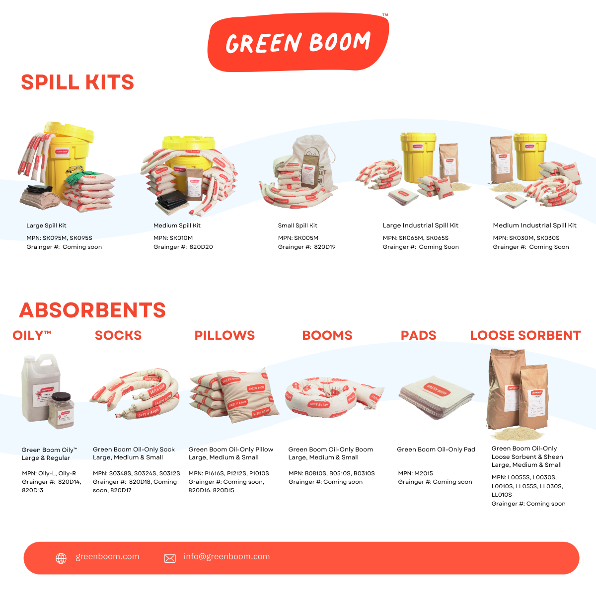 Green Boom Oil Degrading Remediation Material, Oily™ Small