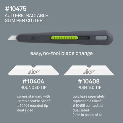 Slice Auto-Retractable Slim Pen Cutter