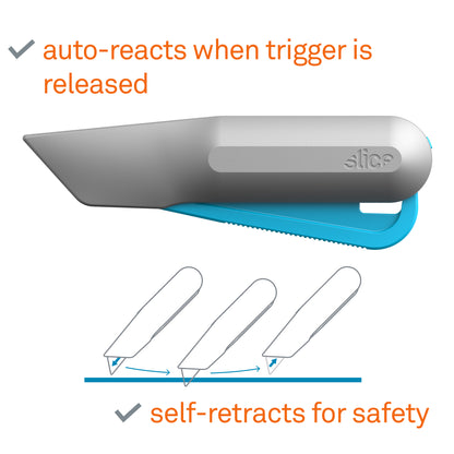 Slice Smart-Retracting Metal Squeeze Knife