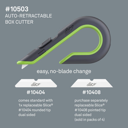 Slice Box Cutter with easy, no-blade change