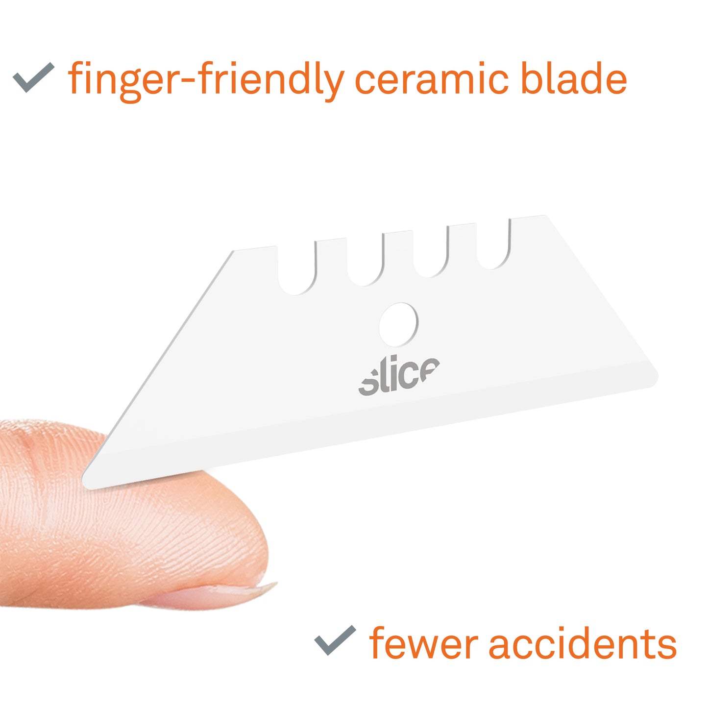 Slice Ceramic Utility Blades (Rounded Tip)
