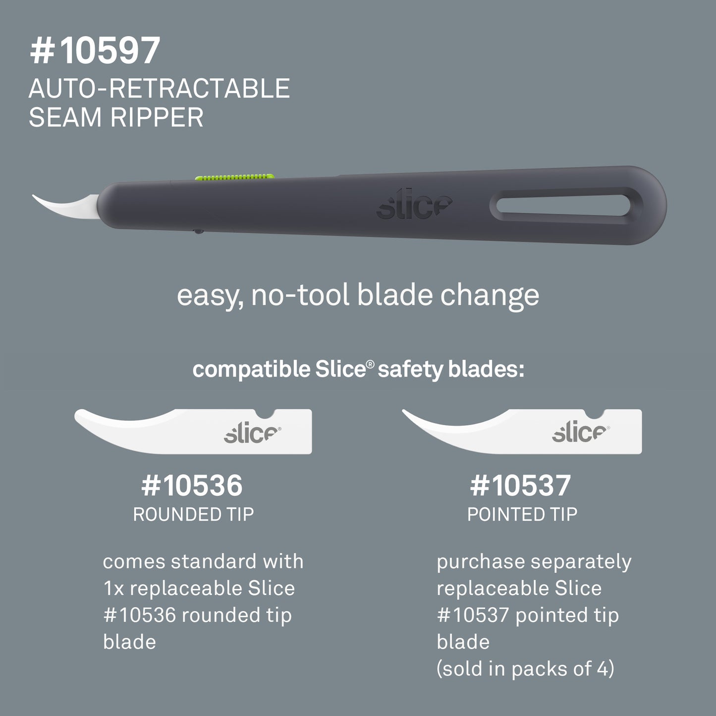 Slice Auto-Retractable Seam Ripper