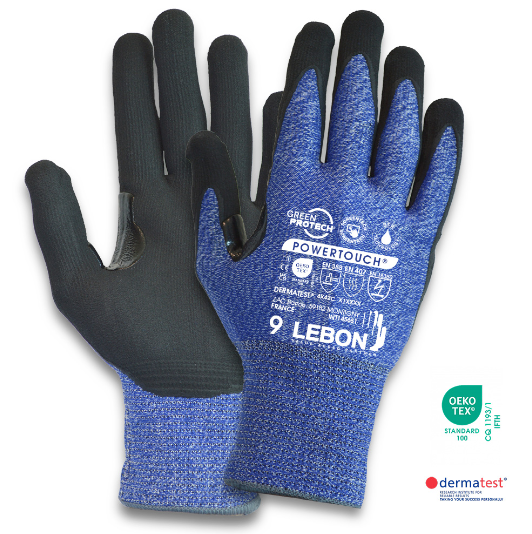 POWERTOUCH Seamless Knitted Gloves 15 Gauge