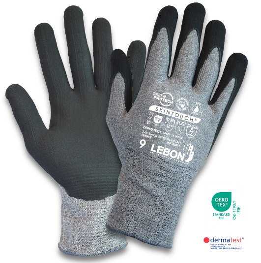 SKINTOUCH Seamless Knitted Gloves 15 Gauge