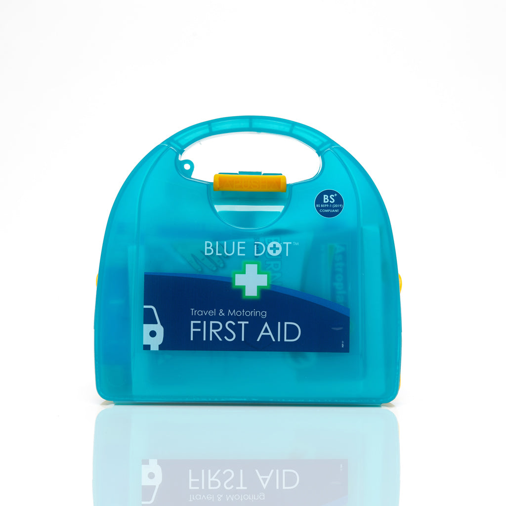 Blue Dot BS 8599-1 (2019) Travel and Motoring First Aid Kit in Vivo Box