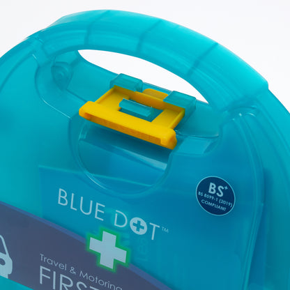 Blue Dot BS 8599-1 (2019) Travel and Motoring First Aid Kit in Vivo Box