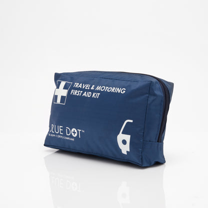 Blue Dot BS 8599-1 (2019) Travel and Motoring First Aid Kit in Blue Bag