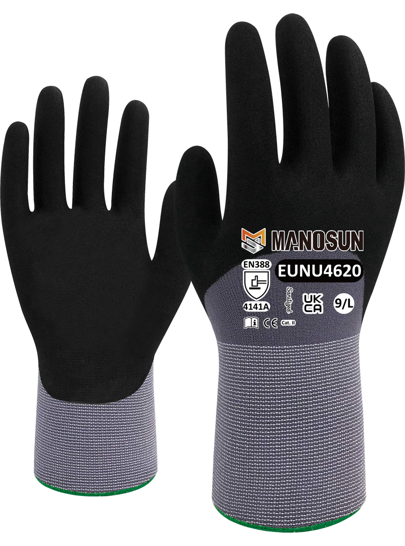 EUNU4620 3/4 Breathable Glove Gauge 15 - DaltonSafety