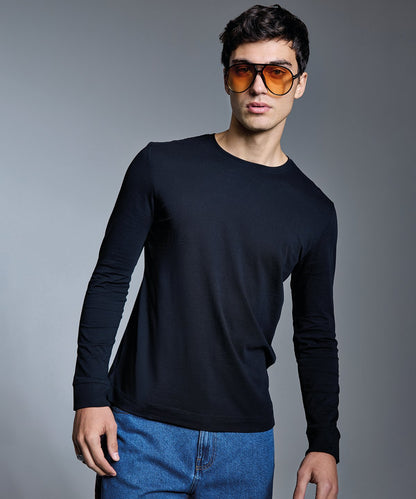 Mens Crew Neck Long Sleeve T-Shirt