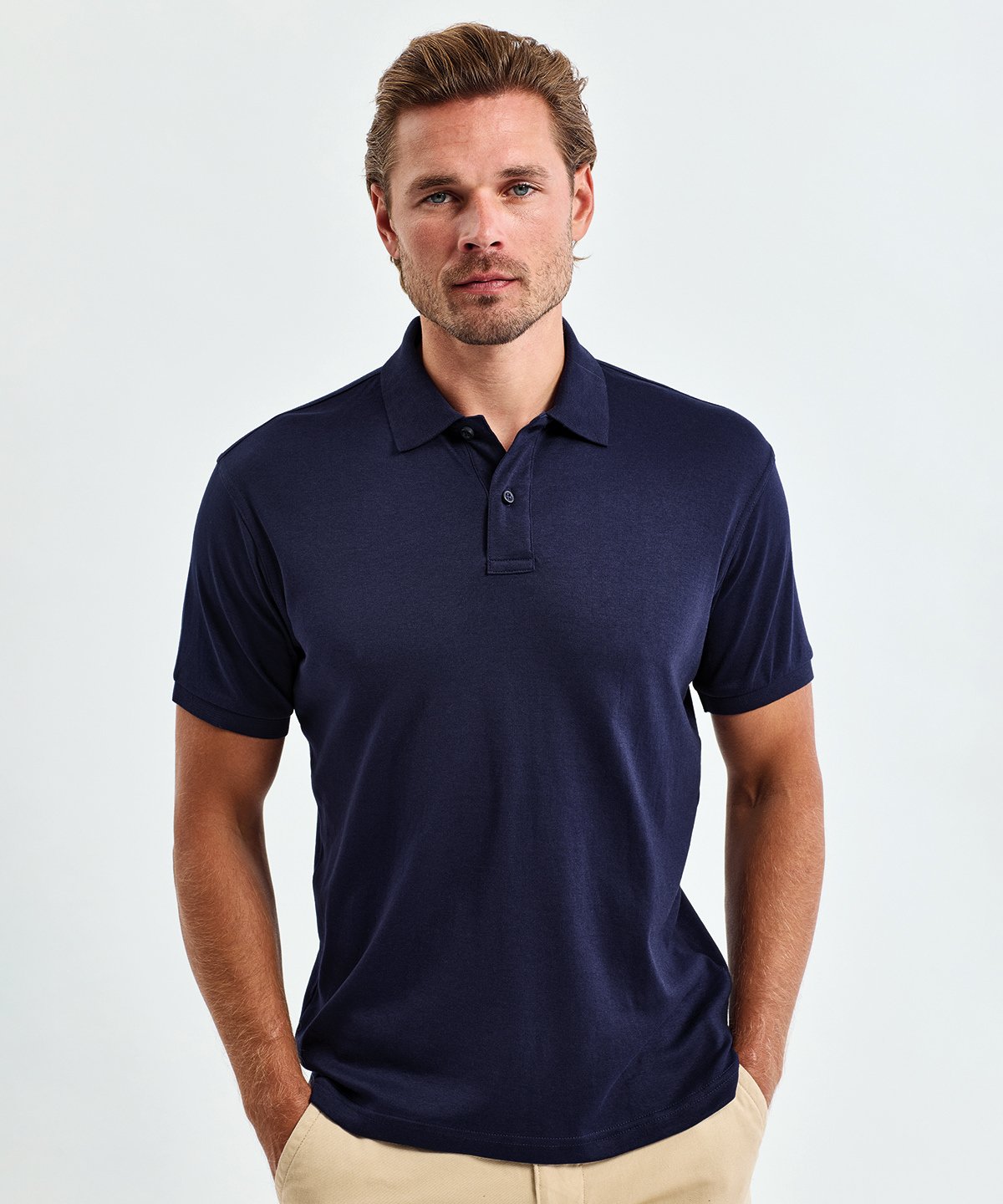 Mens Super Smooth Knit Polo