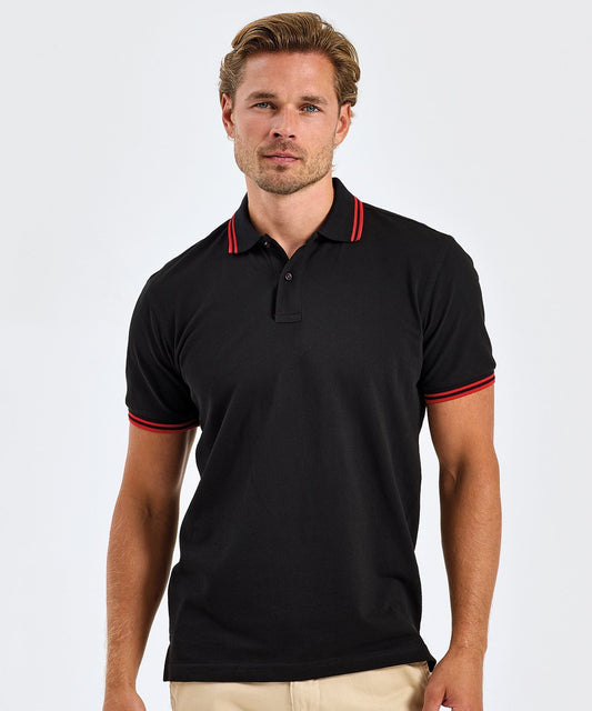 Mens Classic Fit Tipped Polo