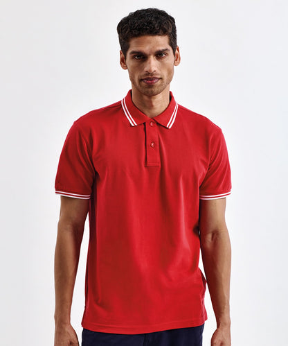 Mens Classic Fit Tipped Polo