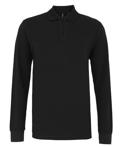 Mens Classic Fit Long Sleeved Polo