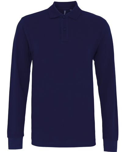 Mens Classic Fit Long Sleeved Polo