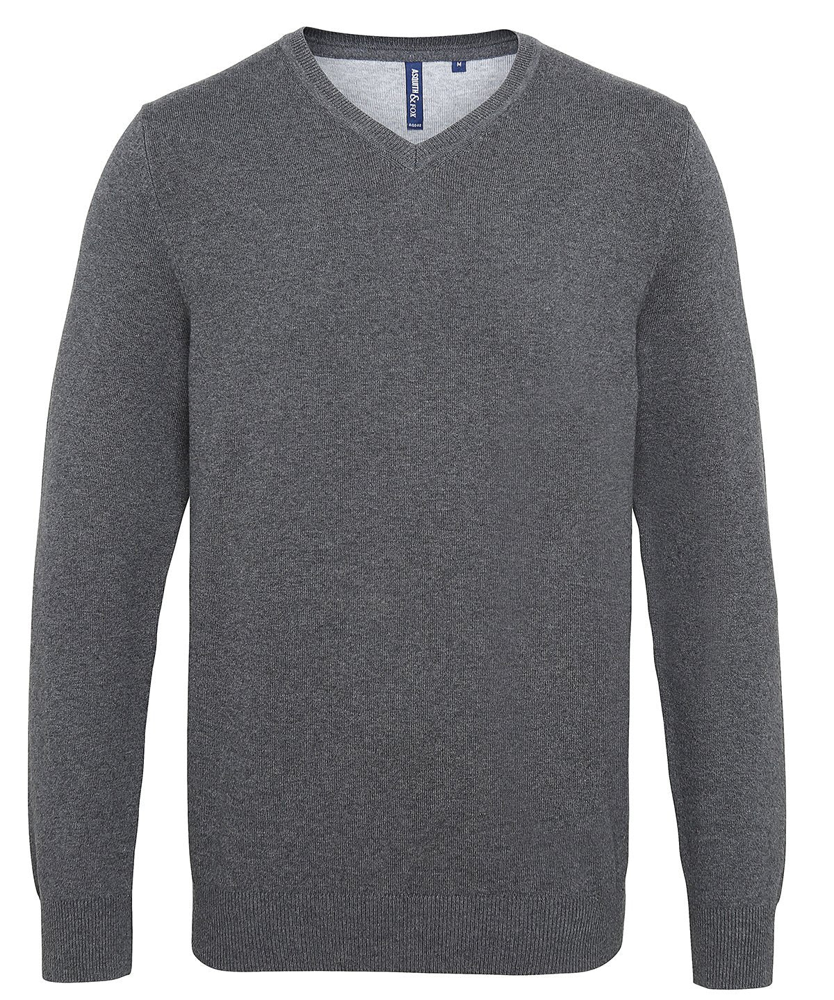 Mens Cotton Blend V-Neck Sweater