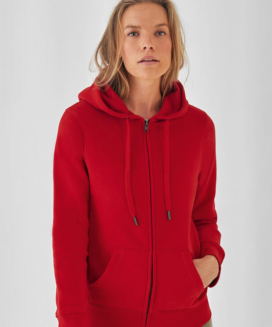 Womens Premium Zipped Hoodie