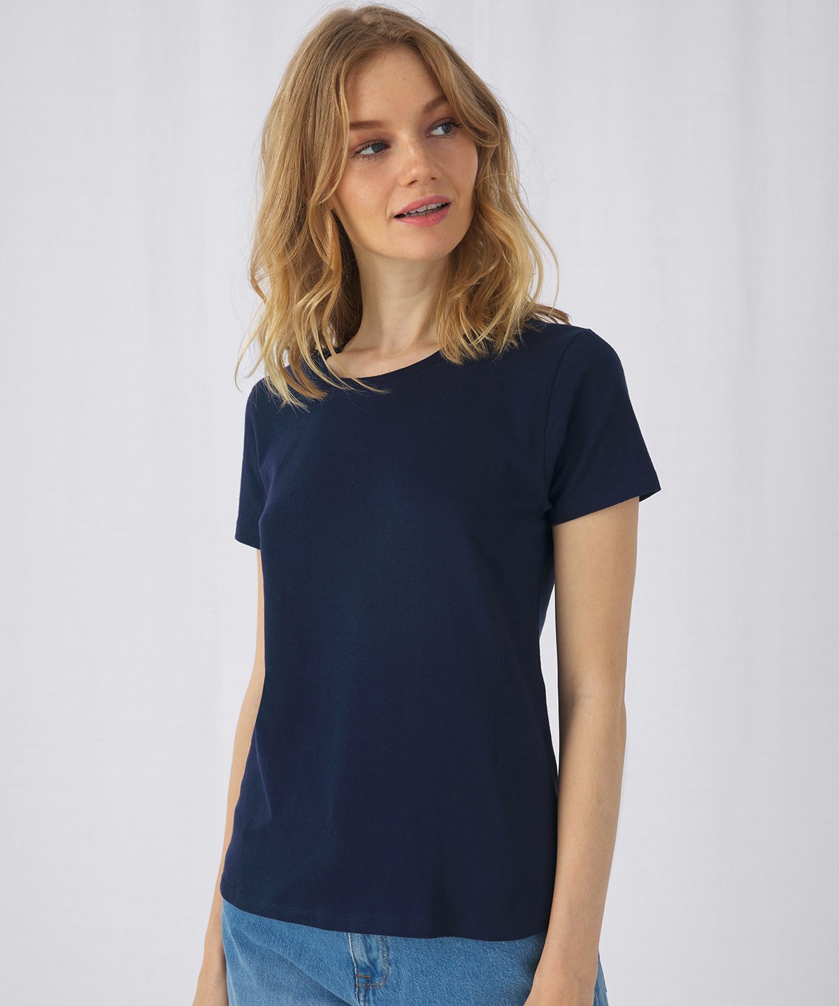 Womens Modern Basic Short Sleeved Tee