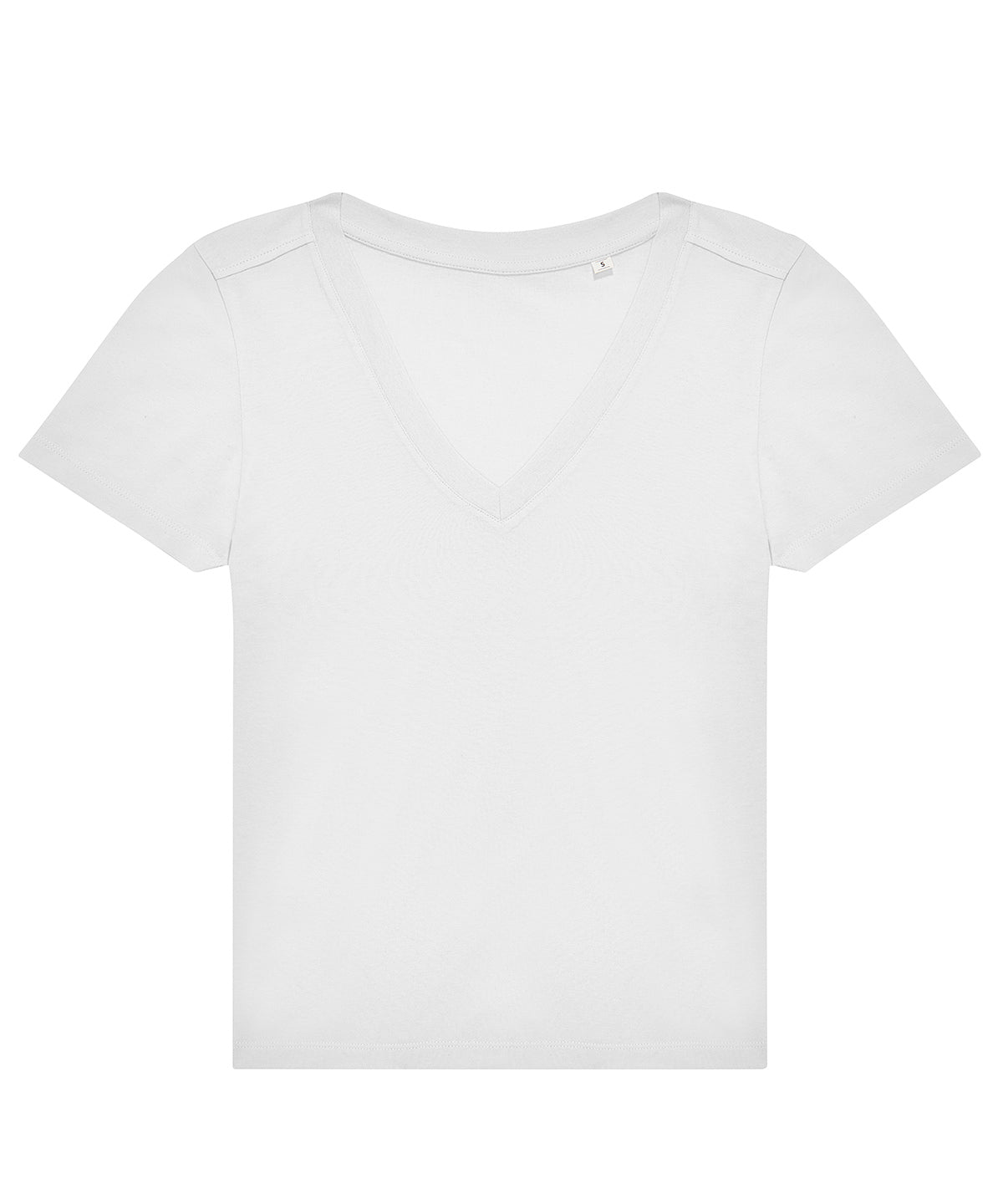Womens Short Sleeved V-Neck Tee